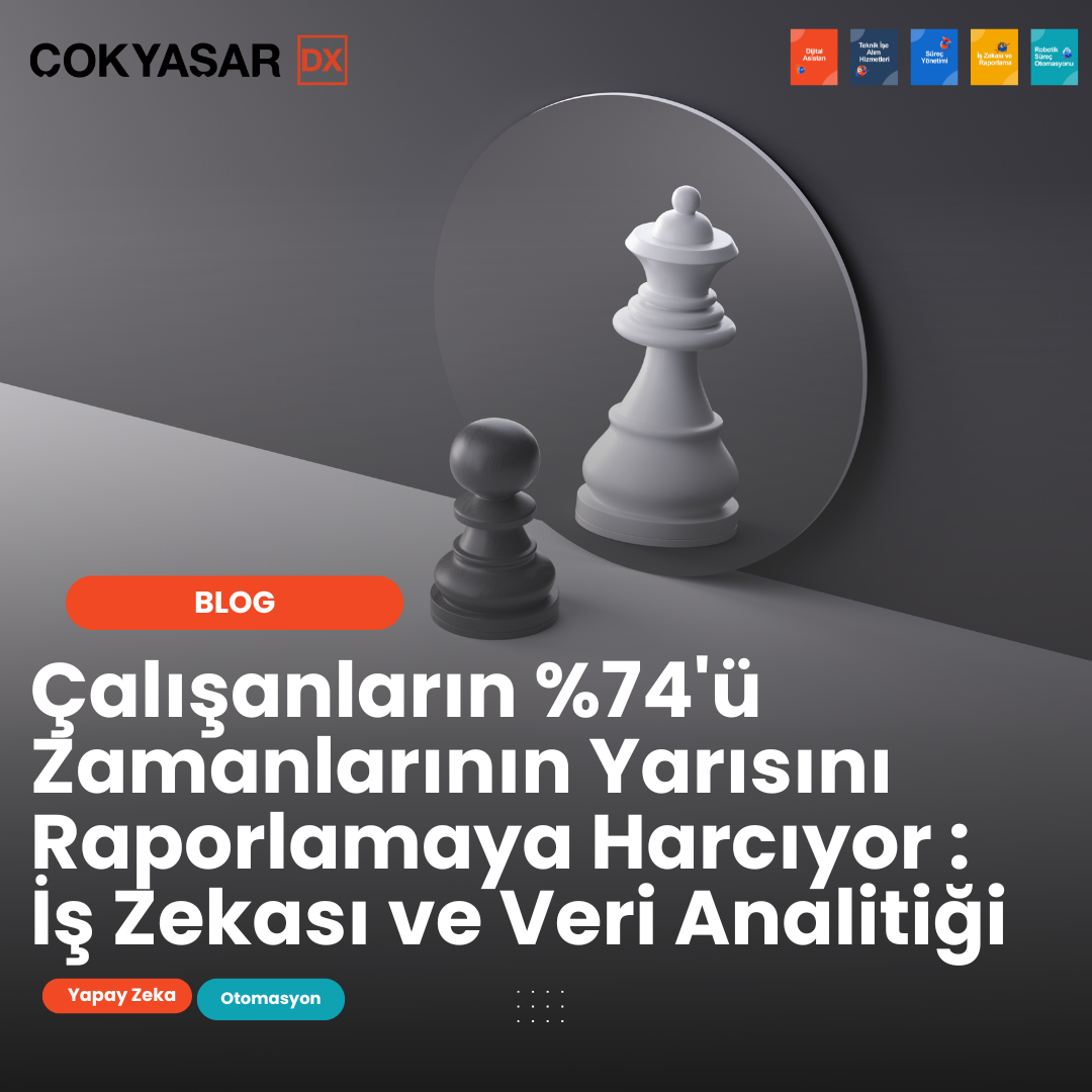 Çalışanların %74'ü Zamanlarının Yarısını Raporlamaya Harcıyor: İş Zekası ve Veri Analitiği