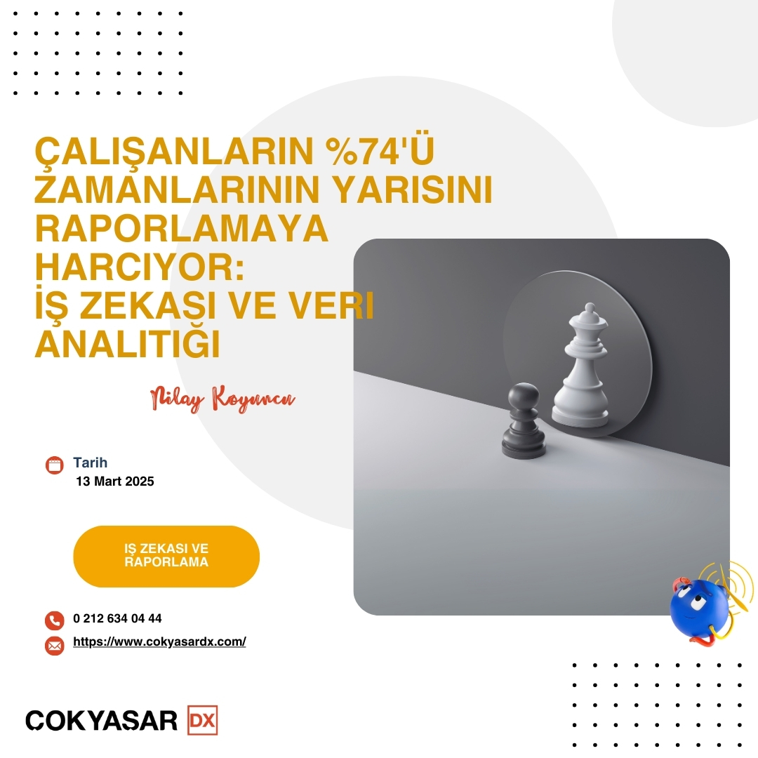 Çalışanların %74'ü Zamanlarının Yarısını Raporlamaya Harcıyor: İş Zekası ve Veri Analitiği